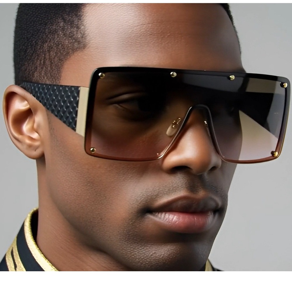 Futuristic Modern Contemporary Retro Party SUN GLASSES Sleek Lentes Gafas 2026‎